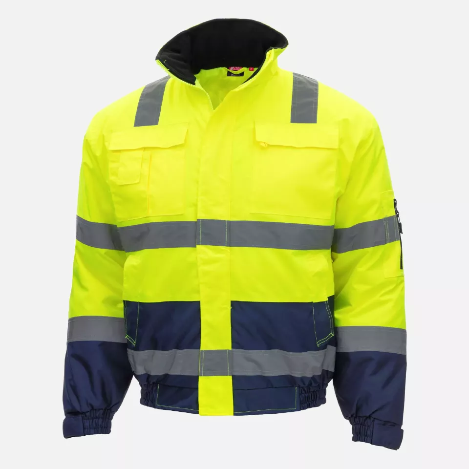Nitras 7143, MOTION TEX VIZ Reflektierende Pilotjacke, Neongelb, image 1, gallery thumbnail