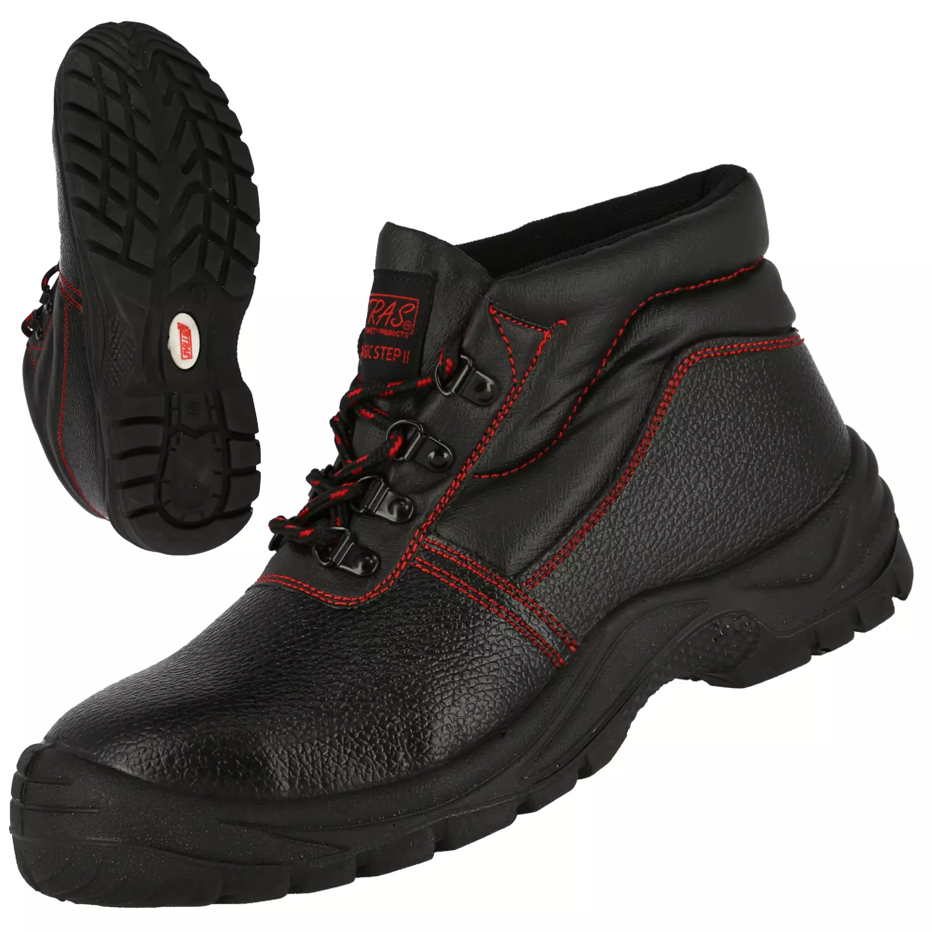 Nitras 7206, BASIC STEP MID S3 Safety Boots, Black, image 1