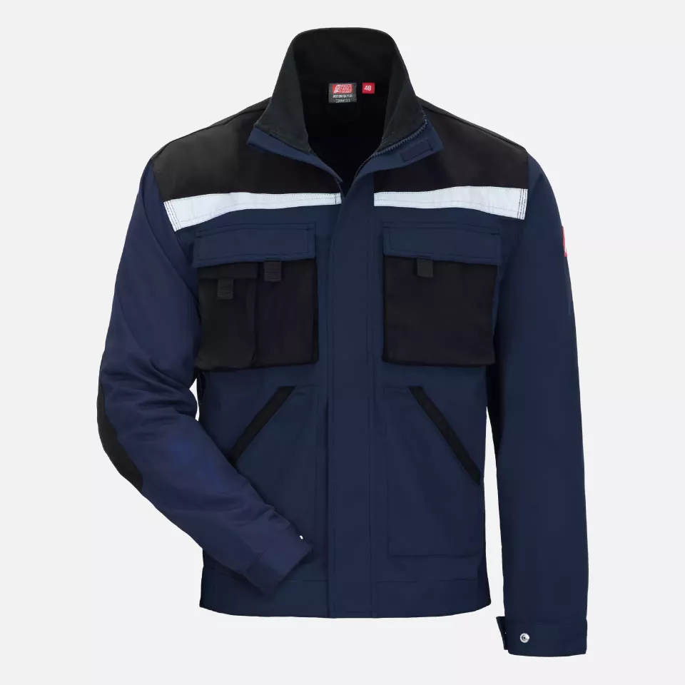 Nitras 7656, MOTION TEX PLUS Workjacket, Navy Blue, image 1, gallery thumbnail