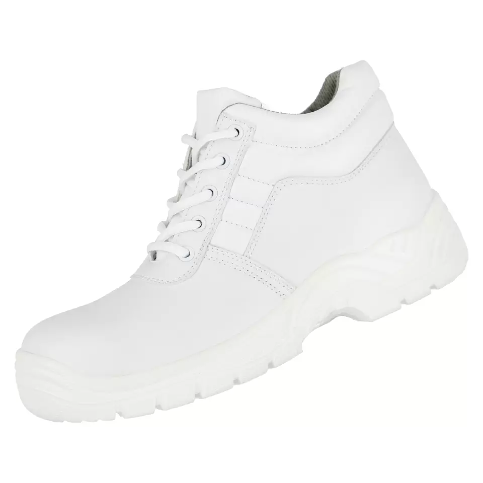NITRAS 7256, CLEAN STEP MID S2 Safety Boots, White, image 2, gallery thumbnail