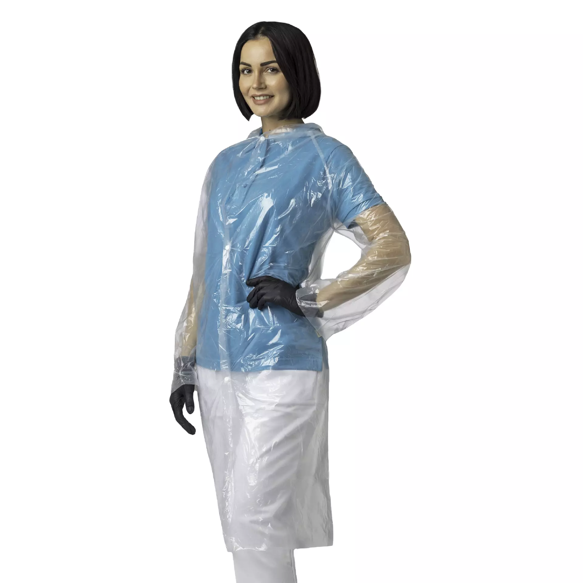 NITRAS 004200-1100-XL, PE-Visitor Coat, White, image 1
