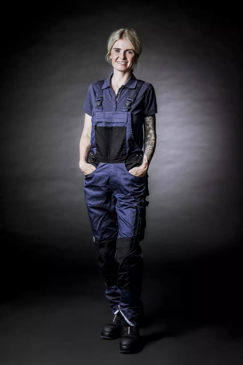 Nitras 7056-2100, MOTION TEX PLUS Polo Shirt, Navy Blue, image 3, gallery thumbnail