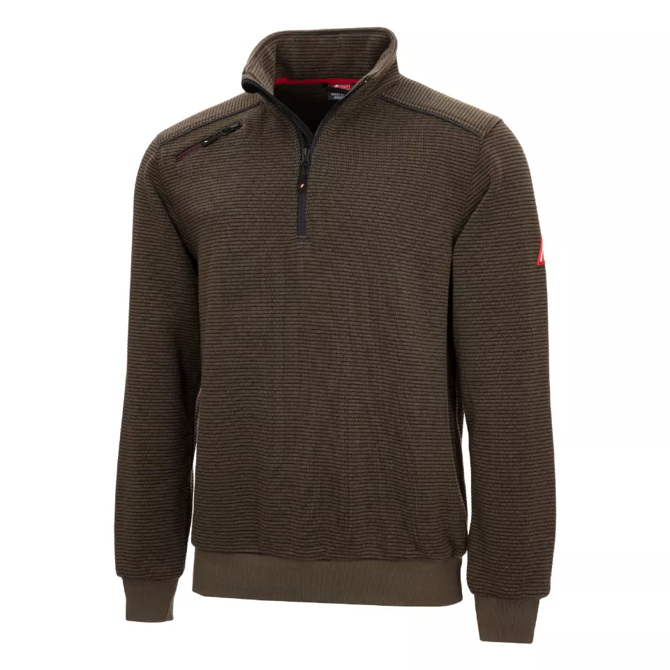 NITRAS 7039, MOTION TEX PLUS Pullover, Brown, image 1, gallery thumbnail
