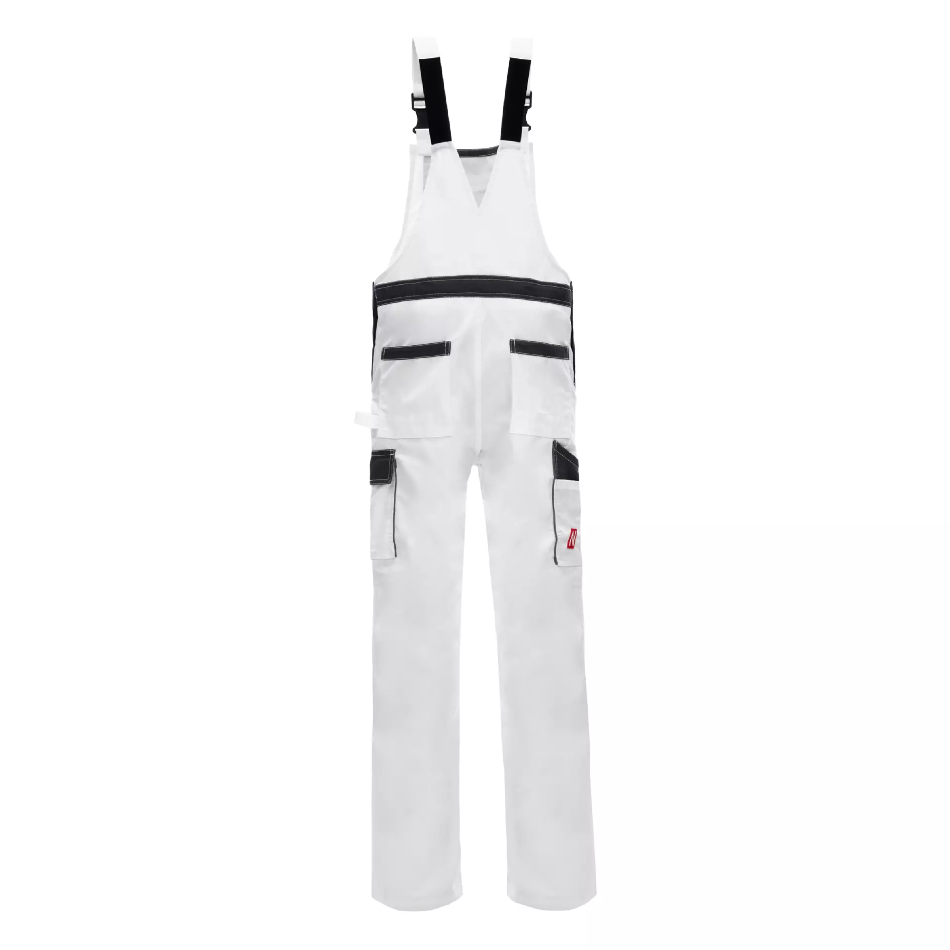 Nitras 7523, MOTION TEX LIGHT Bib Pants, White, image 2