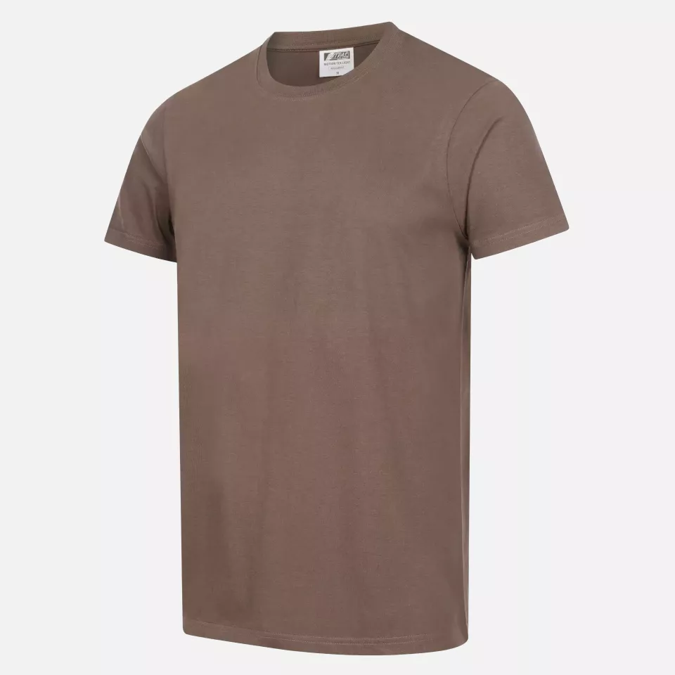 Nitras 7004-5000, MOTION TEX LIGHT T Shirt, Brown, image 4, gallery thumbnail