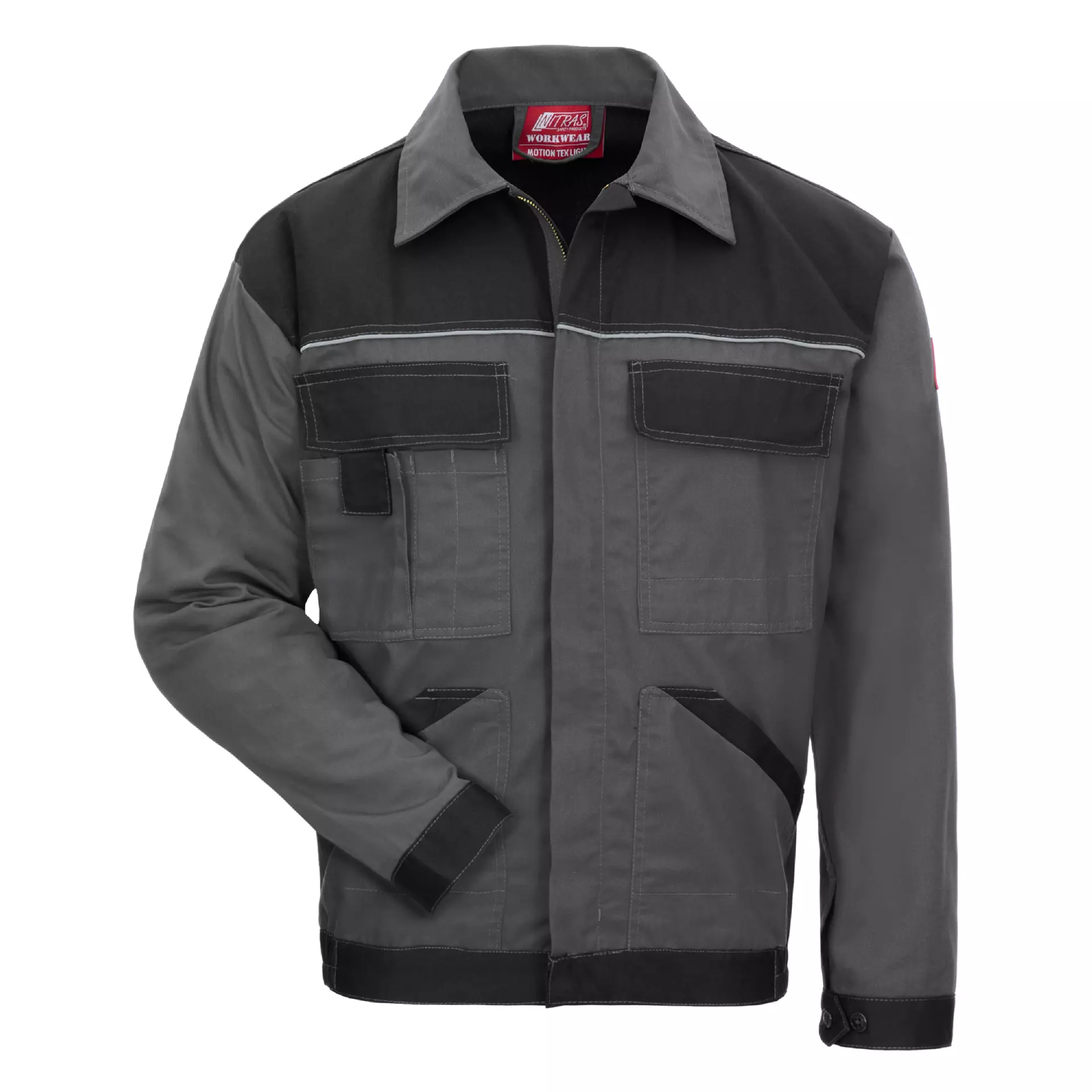 Nitras 7552, MOTION TEX LIGHT Workjacket, Grey, image 1