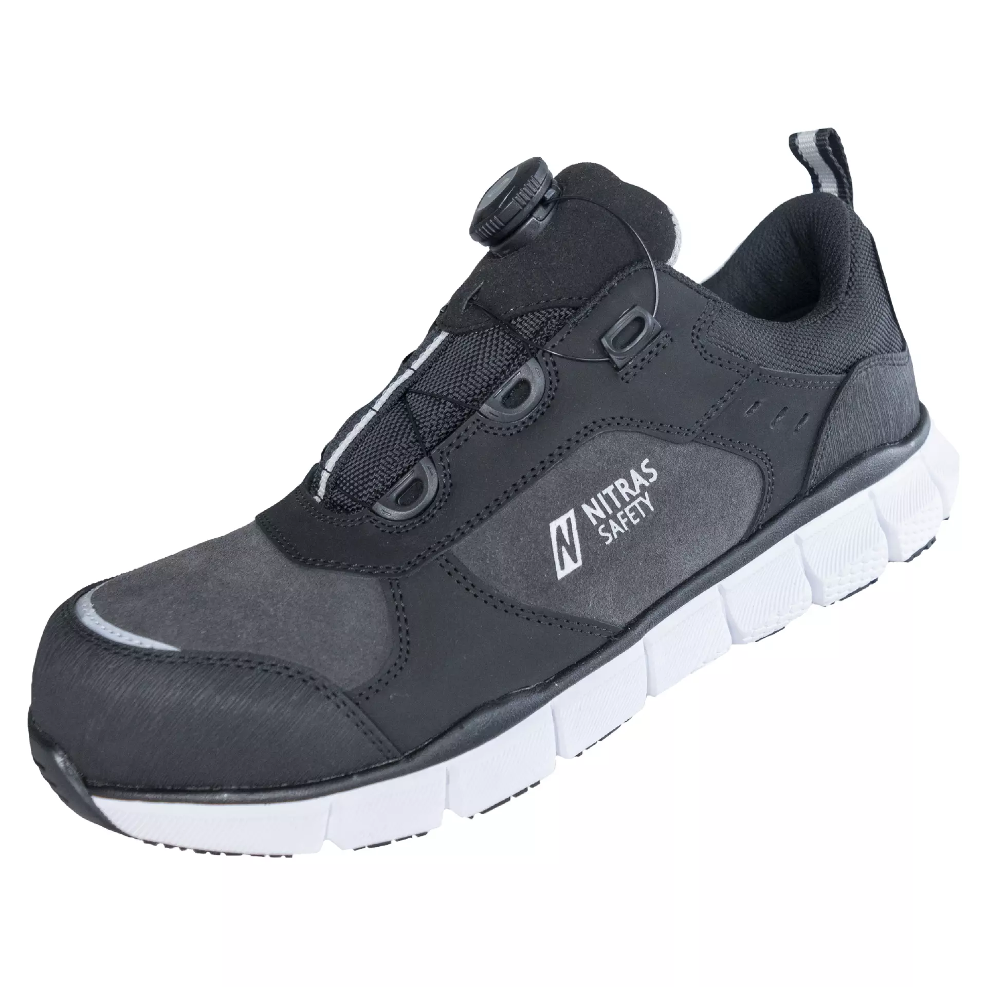 Nitras 7445-1210, SONIC STEP FIT S3S FO HRO SC SR Safety Shoes, Grey/Black, image 2