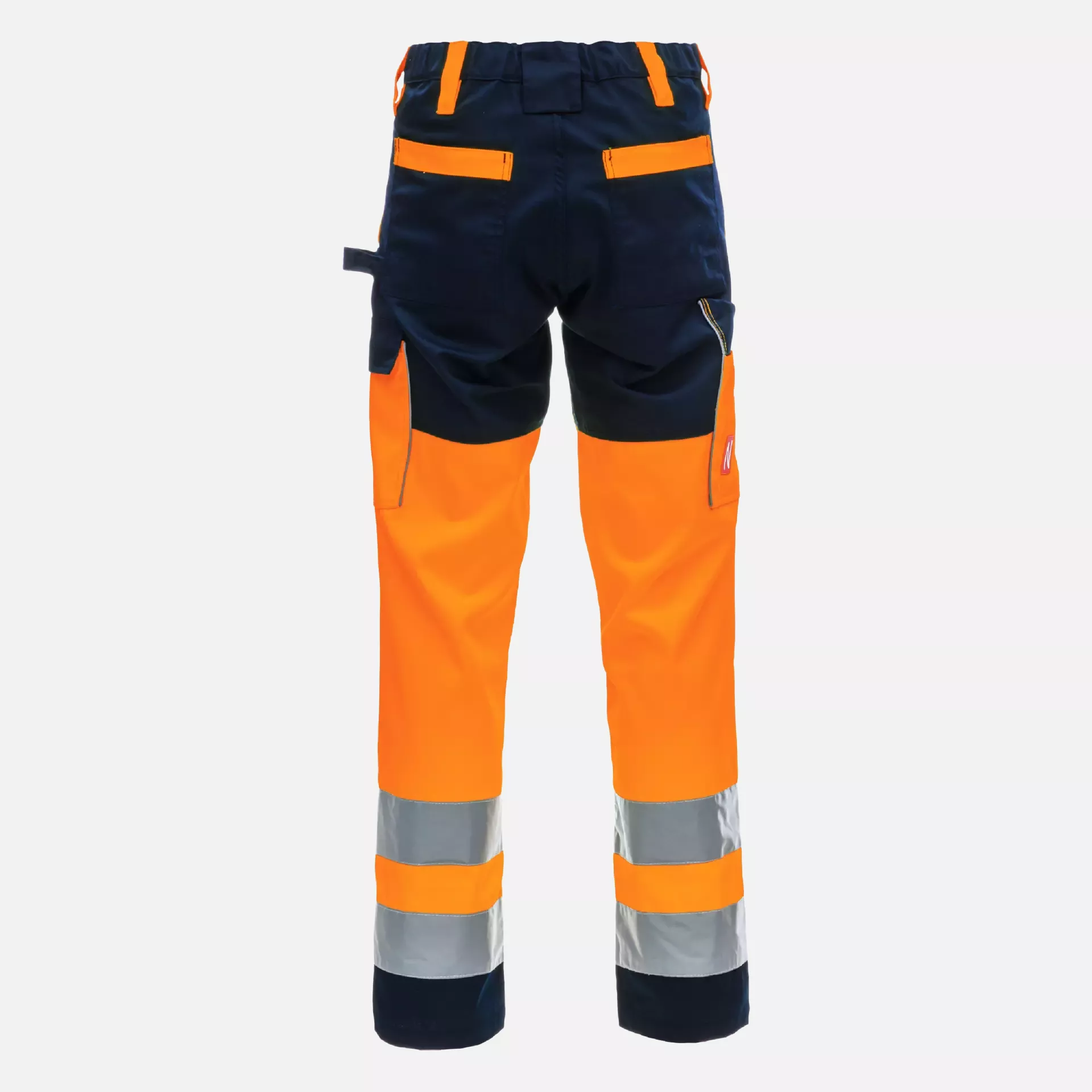Nitras 7571-4121, MOTION TEX VIZ Reflective Work Trousers, Neon Orange, image 2