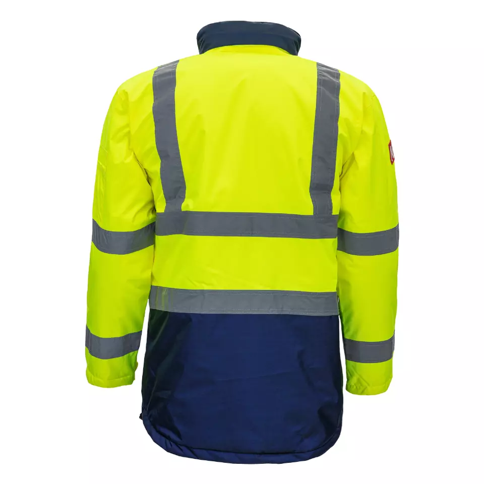 Nitras 7145, MOTION TEX VIZ Reflective Parka, Neon Yellow, image 2, gallery thumbnail