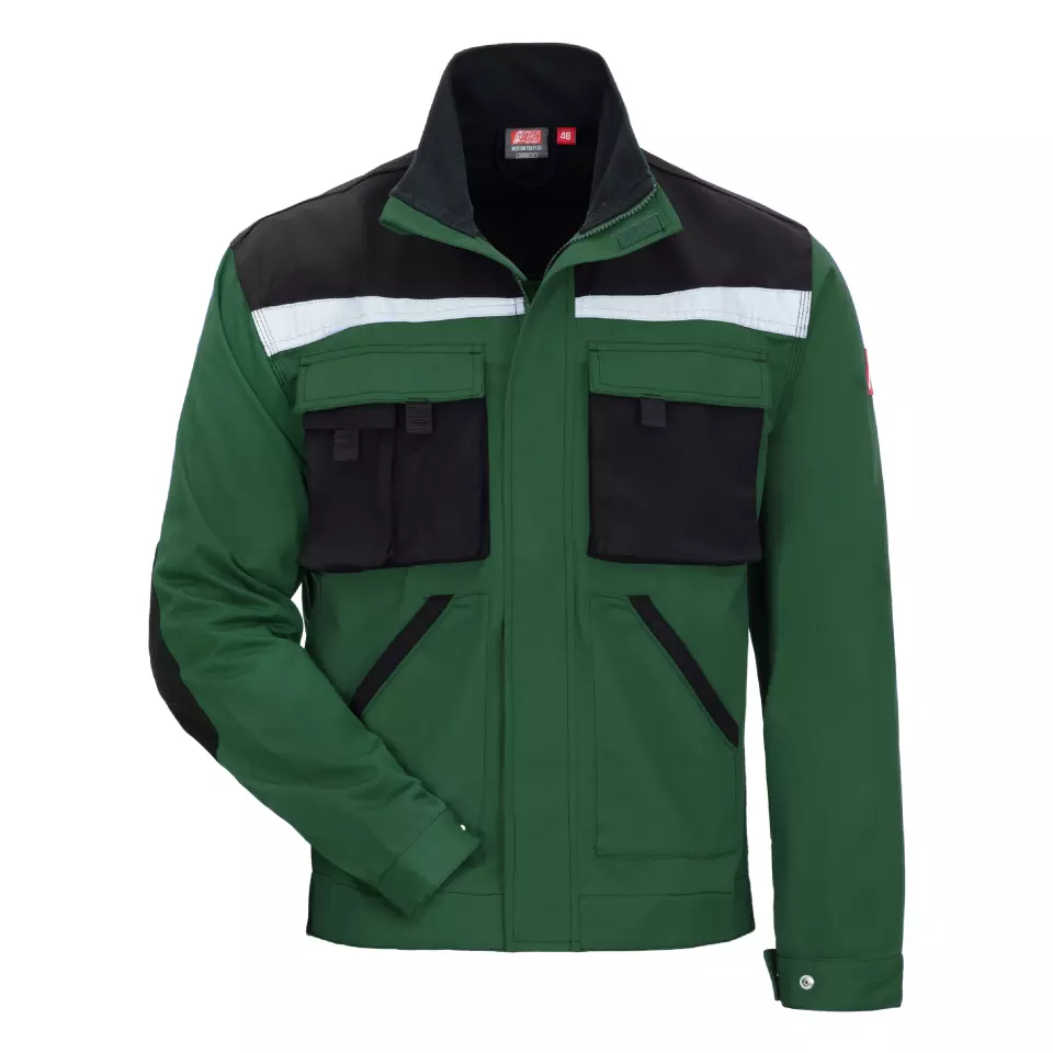 Nitras 7654, MOTION TEX PLUS Workjacket, Green