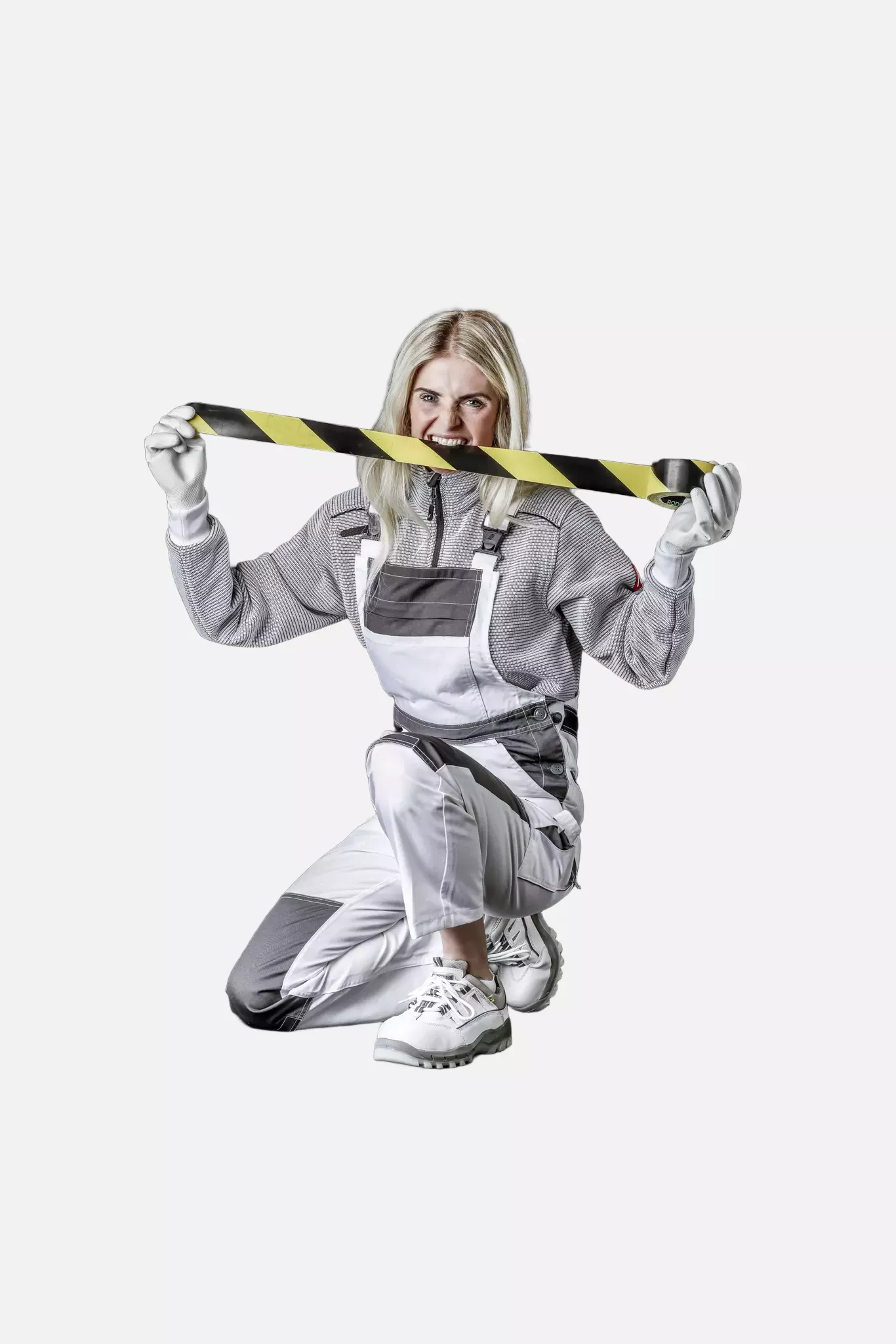 Nitras 7523, MOTION TEX LIGHT Bib Pants, White, image 3