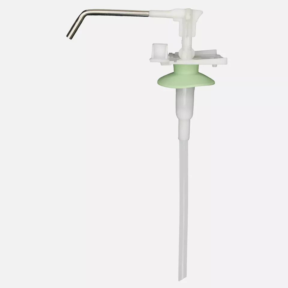 Nitras Medical 010000, Pump for desinfection dispenser with arm lever, white, image 1, gallery thumbnail