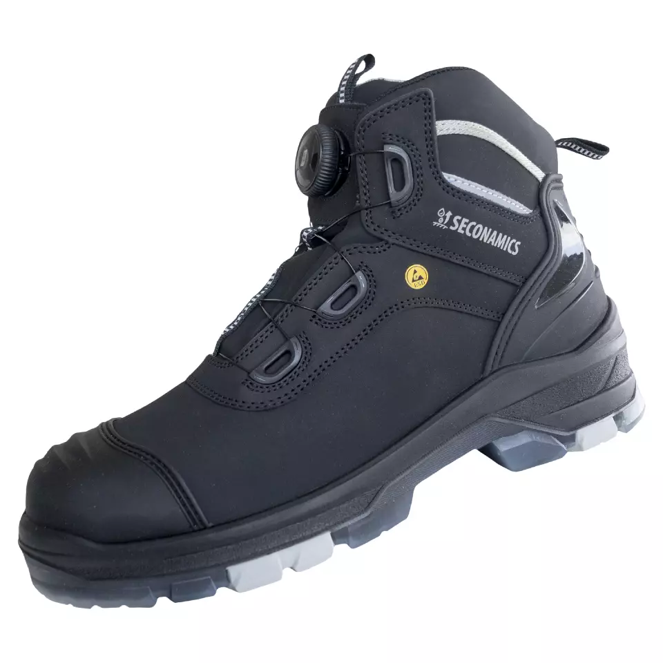 NITRAS 7220-1000, ULTIMATE STEP MID FIT S7S CI FO SC SR Half-Height Safety Boots, Black, image 2, gallery thumbnail
