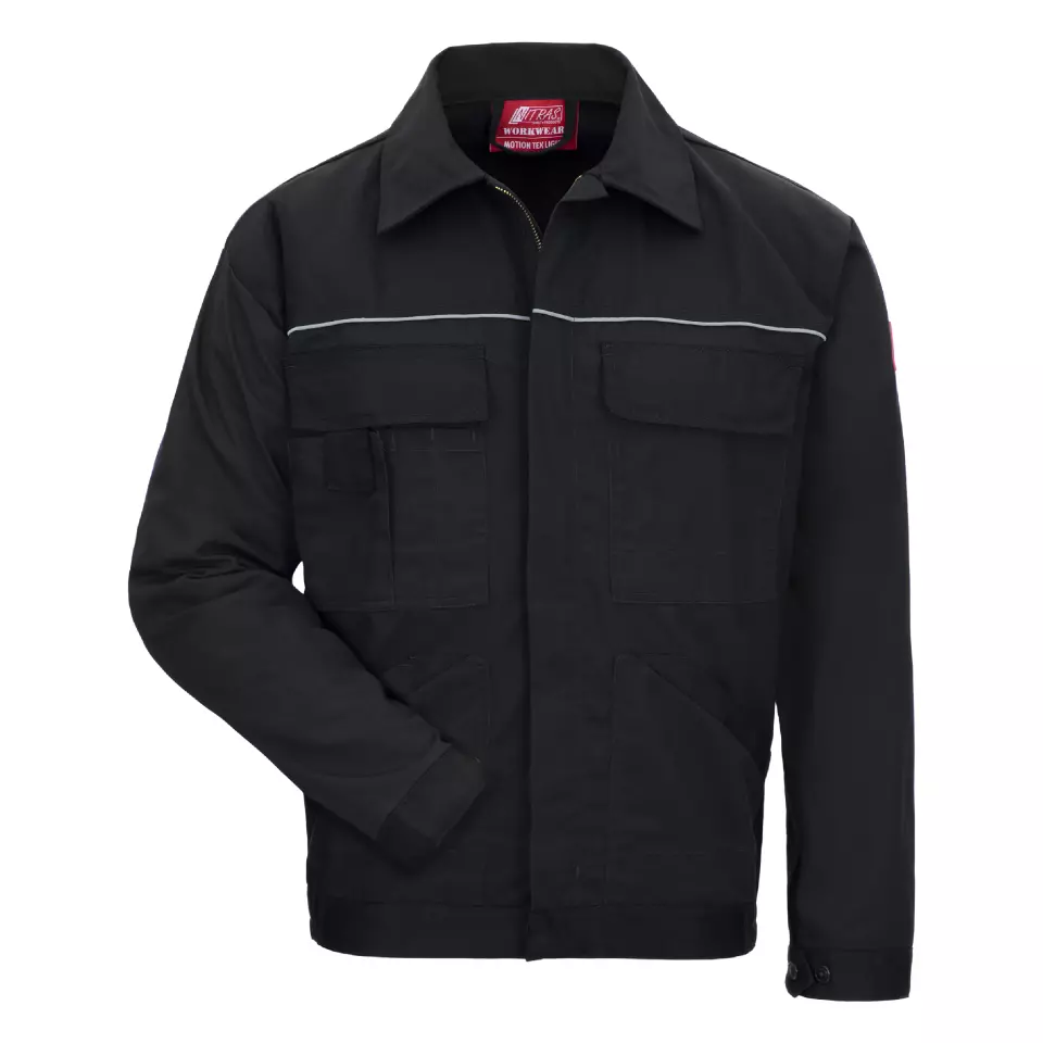 Nitras 7550, MOTION TEX LIGHT Workjacket, Black, image 1, gallery thumbnail