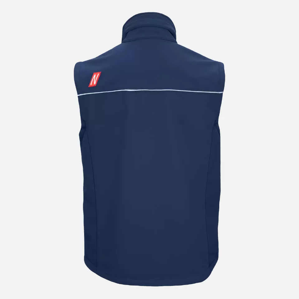 Nitras 7161, MOTION TEX LIGHT Softshell Waistcoat, Navy Blue, image 2, gallery thumbnail