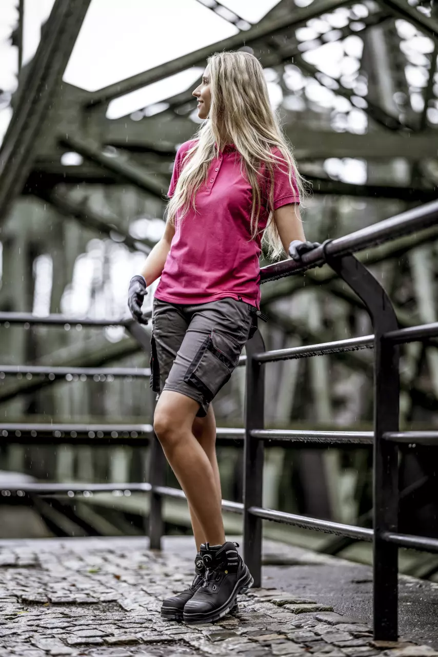 Nitras 7056-6400, MOTION TEX PLUS Polo Shirt, Pink, image 3, gallery thumbnail