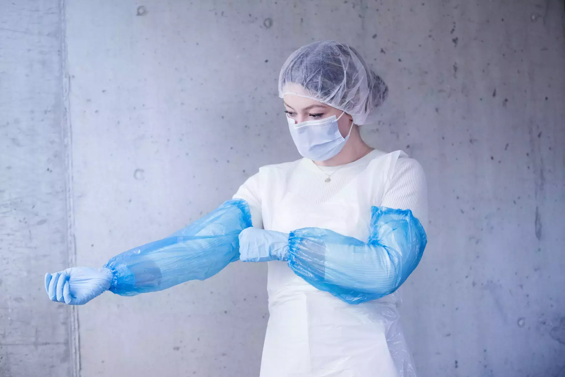 Nitras Medical 420, CPE arm covers, image 4