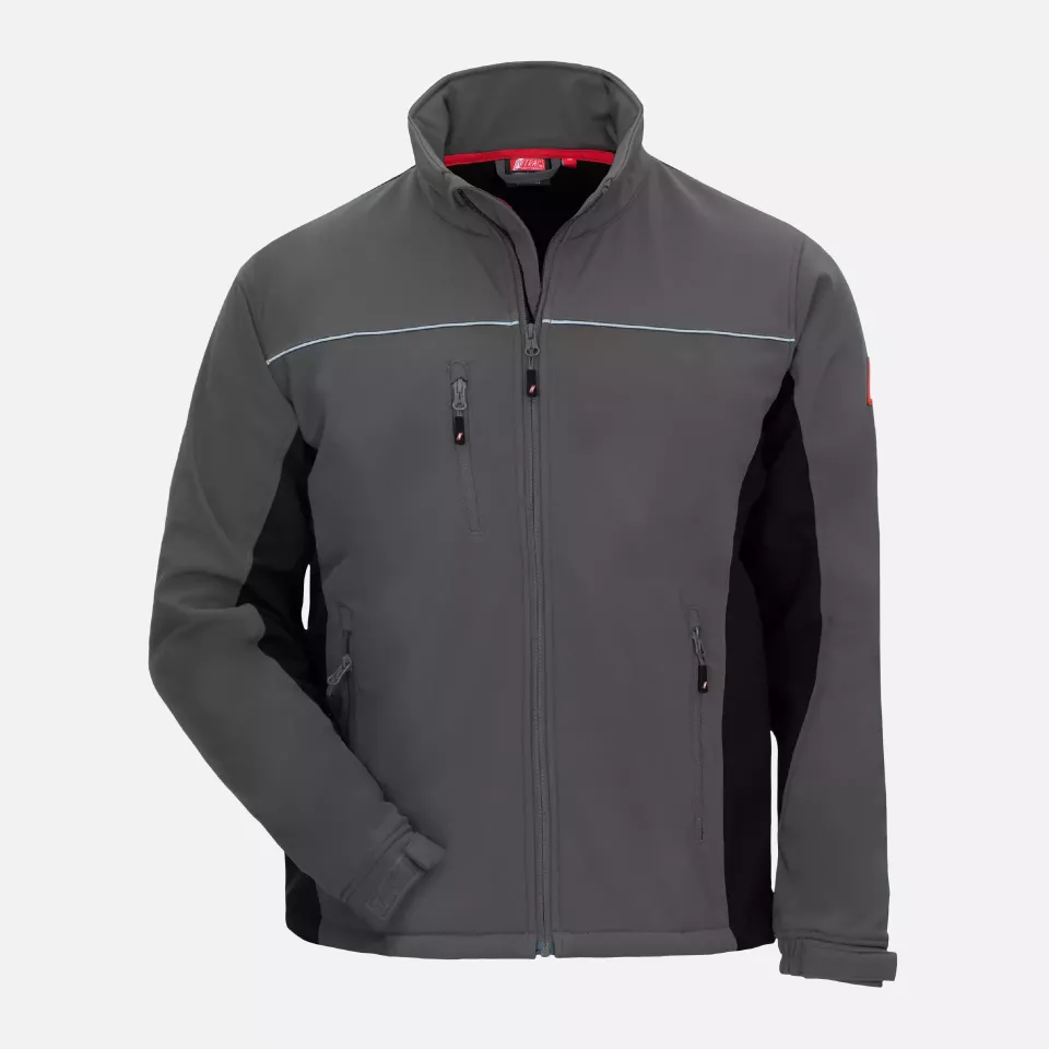 Nitras 7152, MOTION TEX LIGHT Softshell Jacket, Grey, image 1, gallery thumbnail