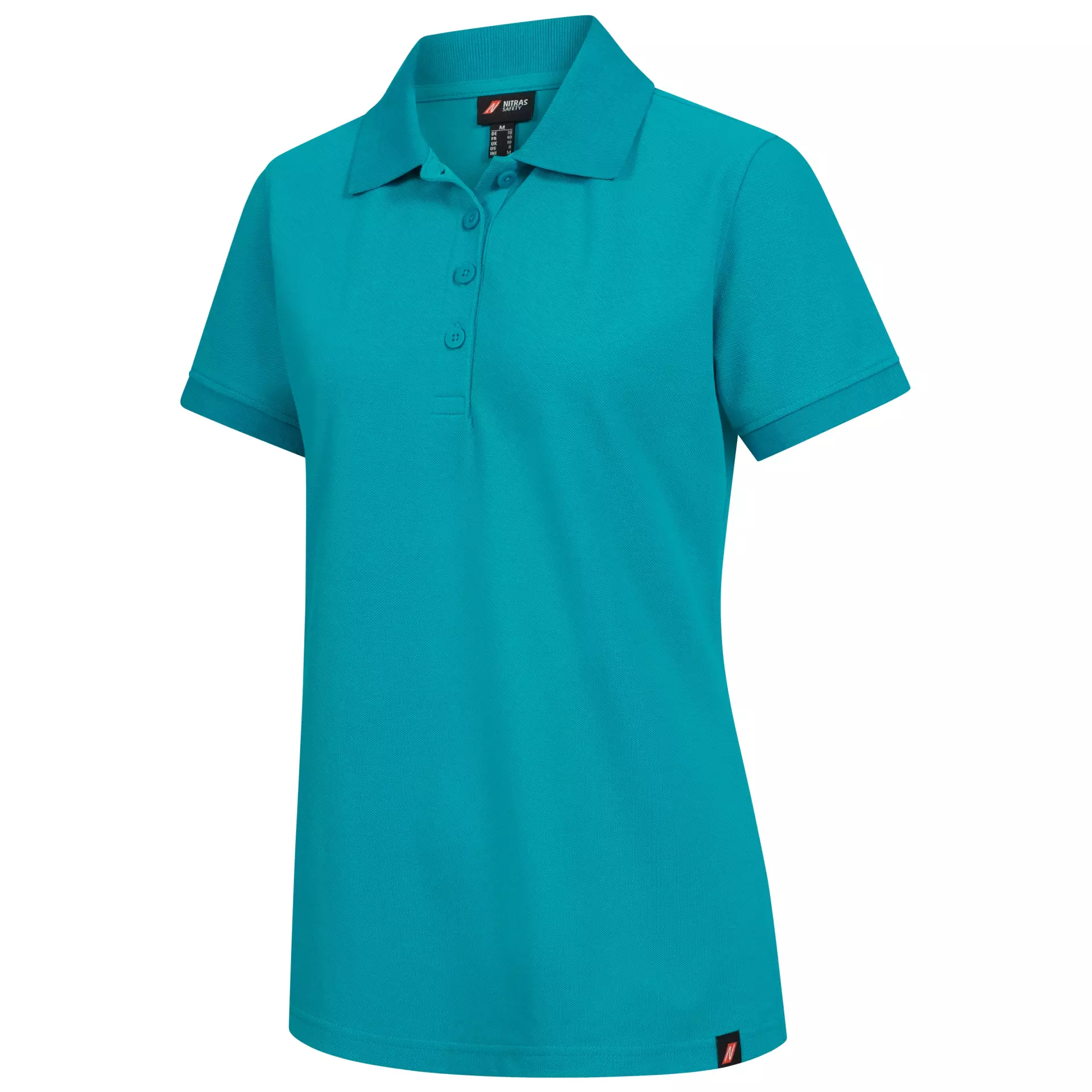 Nitras 7056-2600, MOTION TEX PLUS Polo Shirt, Turquoise, image 1