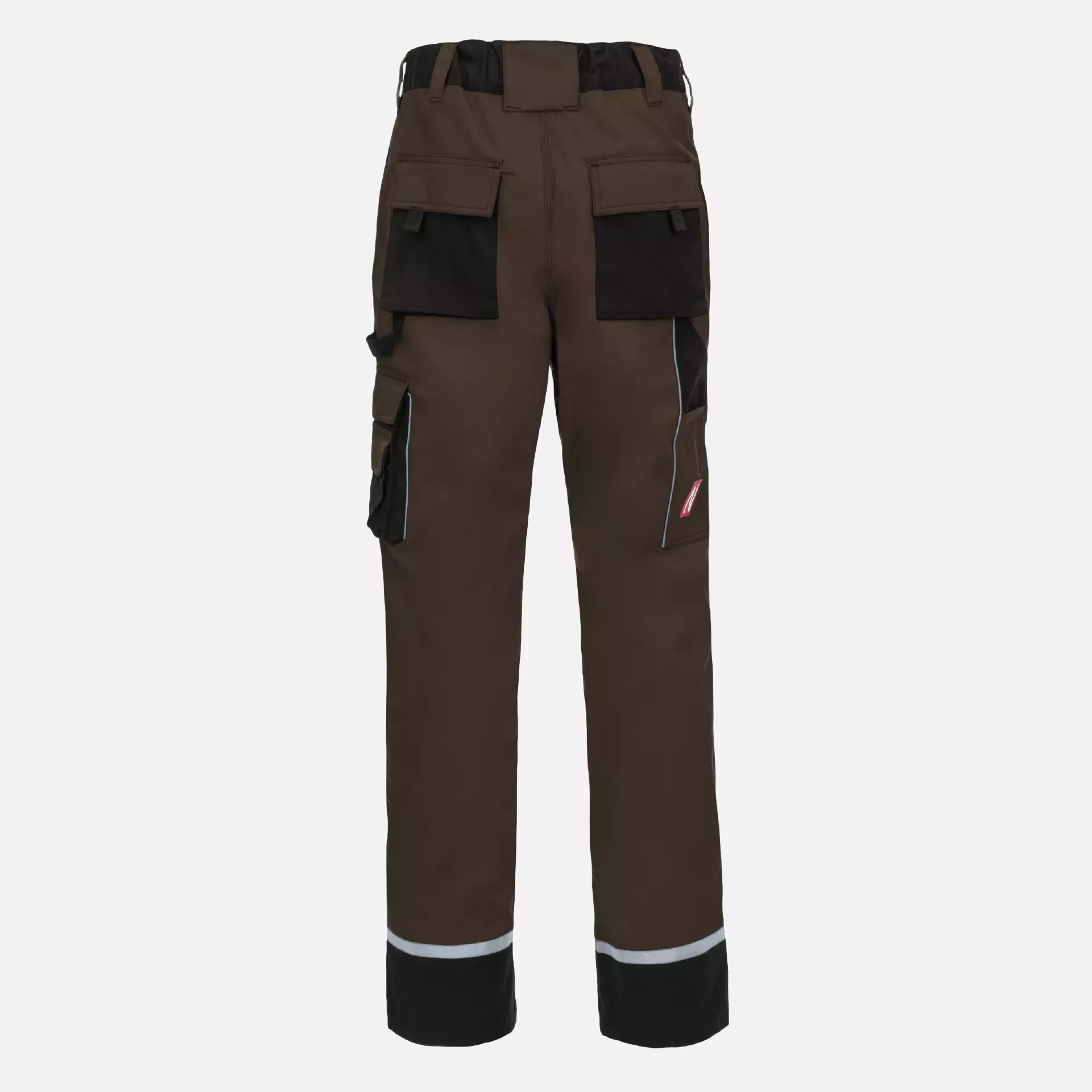 Nitras 7617, MOTION TEX PLUS Work Trousers, Brown, image 2