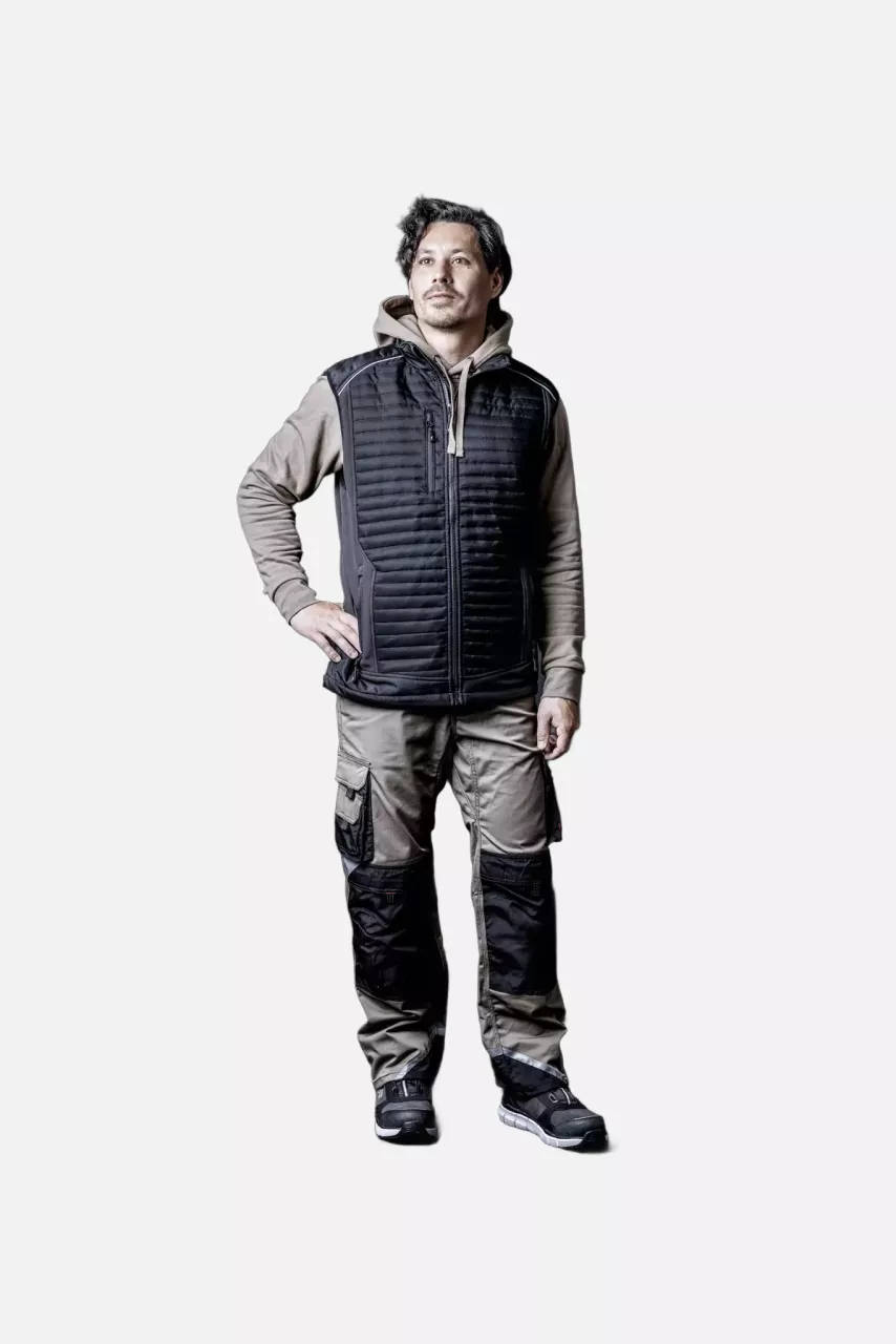 Nitras 7715, MOTION TEX PRO FX Work Trousers, Khaki, image 3, gallery thumbnail