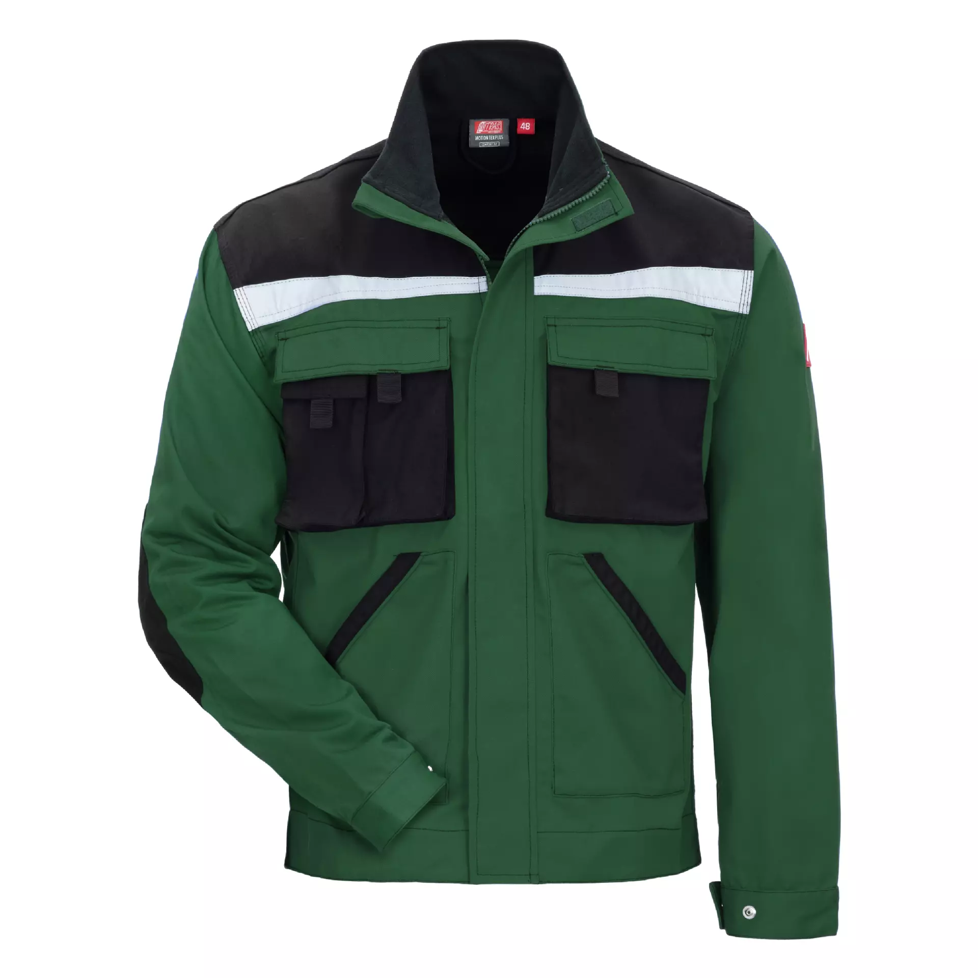 Nitras 7654, MOTION TEX PLUS Workjacket, Green
