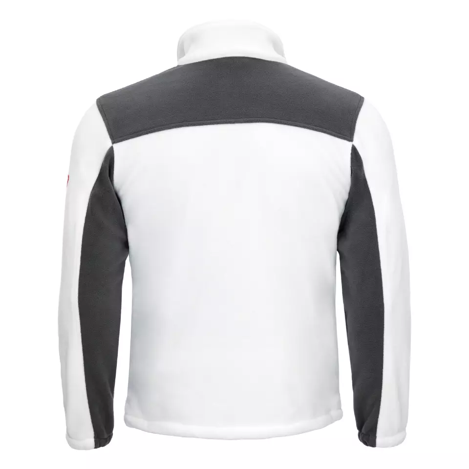 Nitras 7043, MOTION TEX PLUS Fleece Jacket, White, image 2, gallery thumbnail