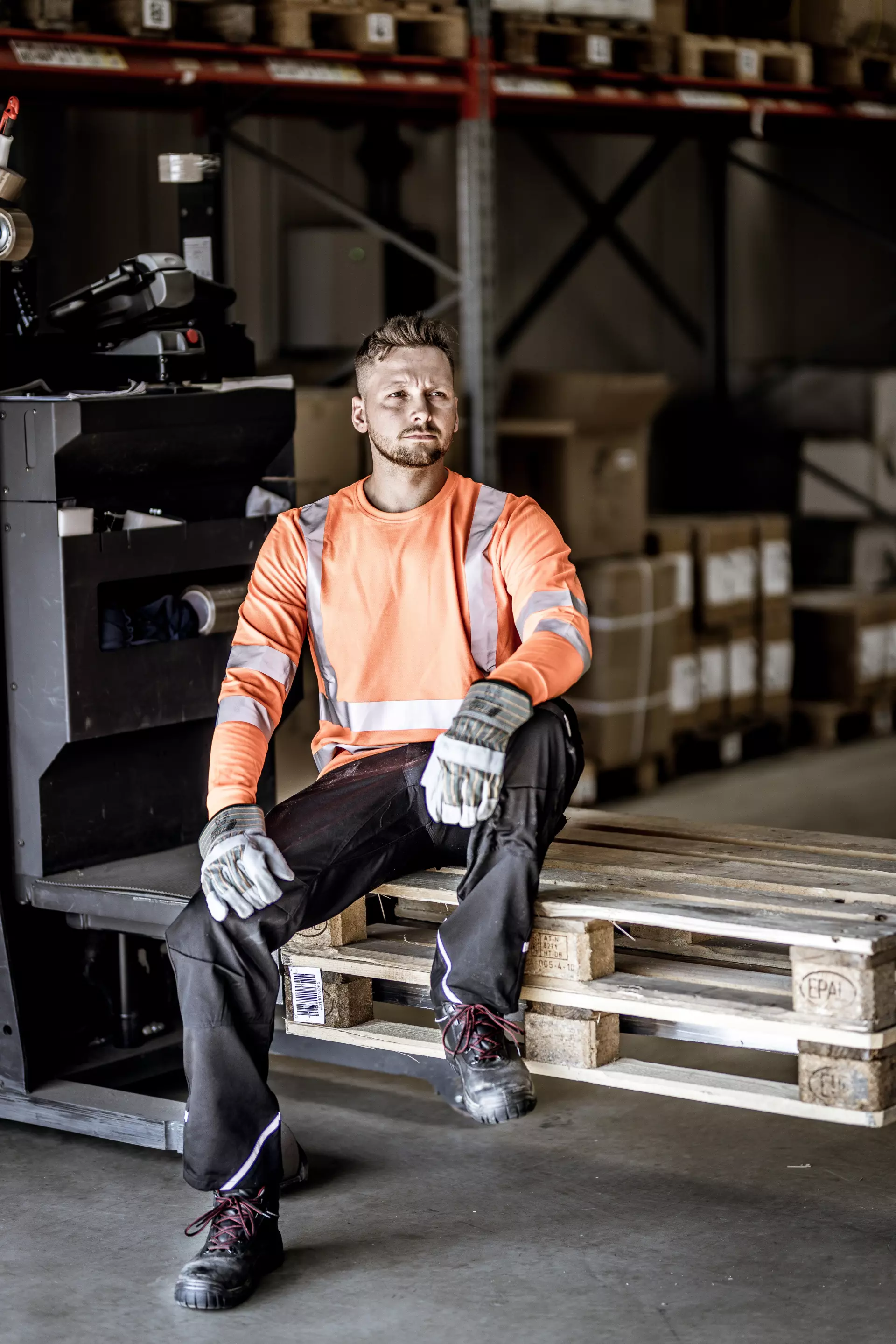 Nitras 7211, POWER STEP MID S3 HRO Safety Boots, Black, image 3