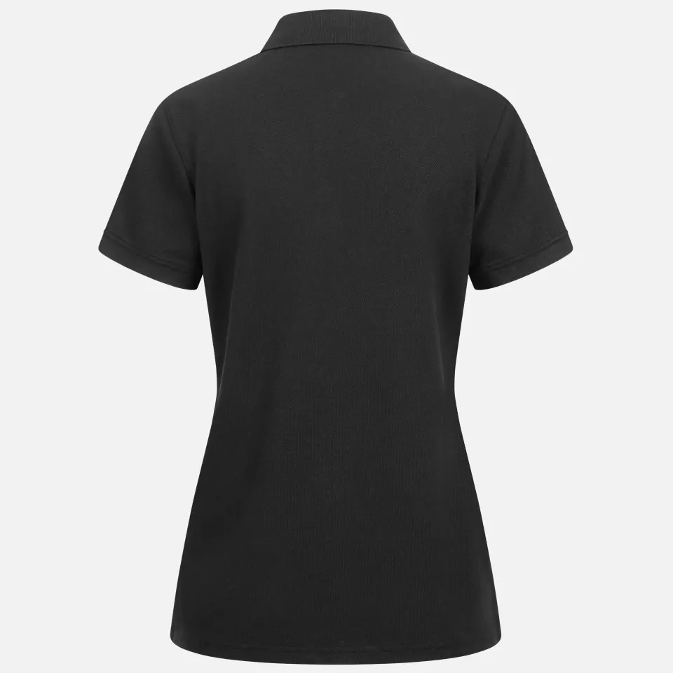 Nitras 7056-1000, MOTION TEX PLUS Polo Shirt, Black, image 2, gallery thumbnail
