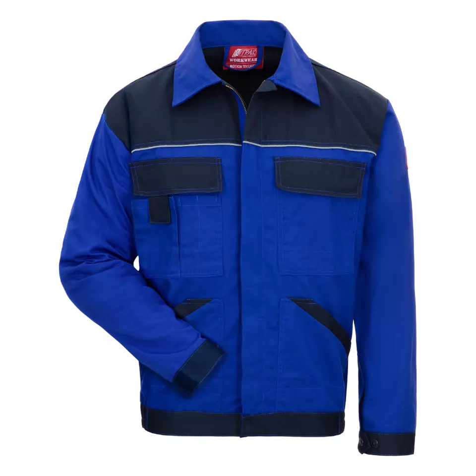 Nitras 7551, MOTION TEX LIGHT Workjacket, Royal Blue, image 1, gallery thumbnail