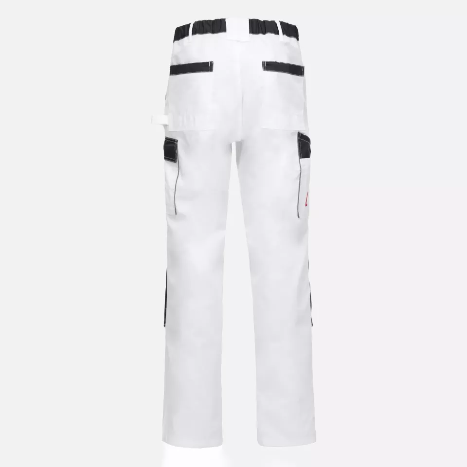 Nitras 7513, MOTION TEX LIGHT Work Trousers, White, image 2, gallery thumbnail