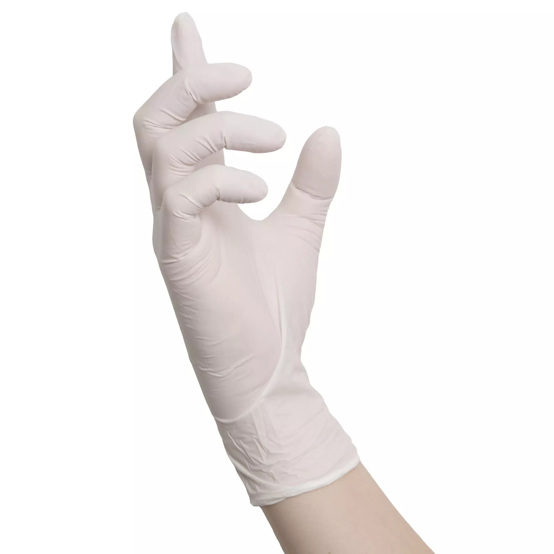 Nitras Medical 8310, WHITE WAVE nitrile disposable gloves, white, image 2