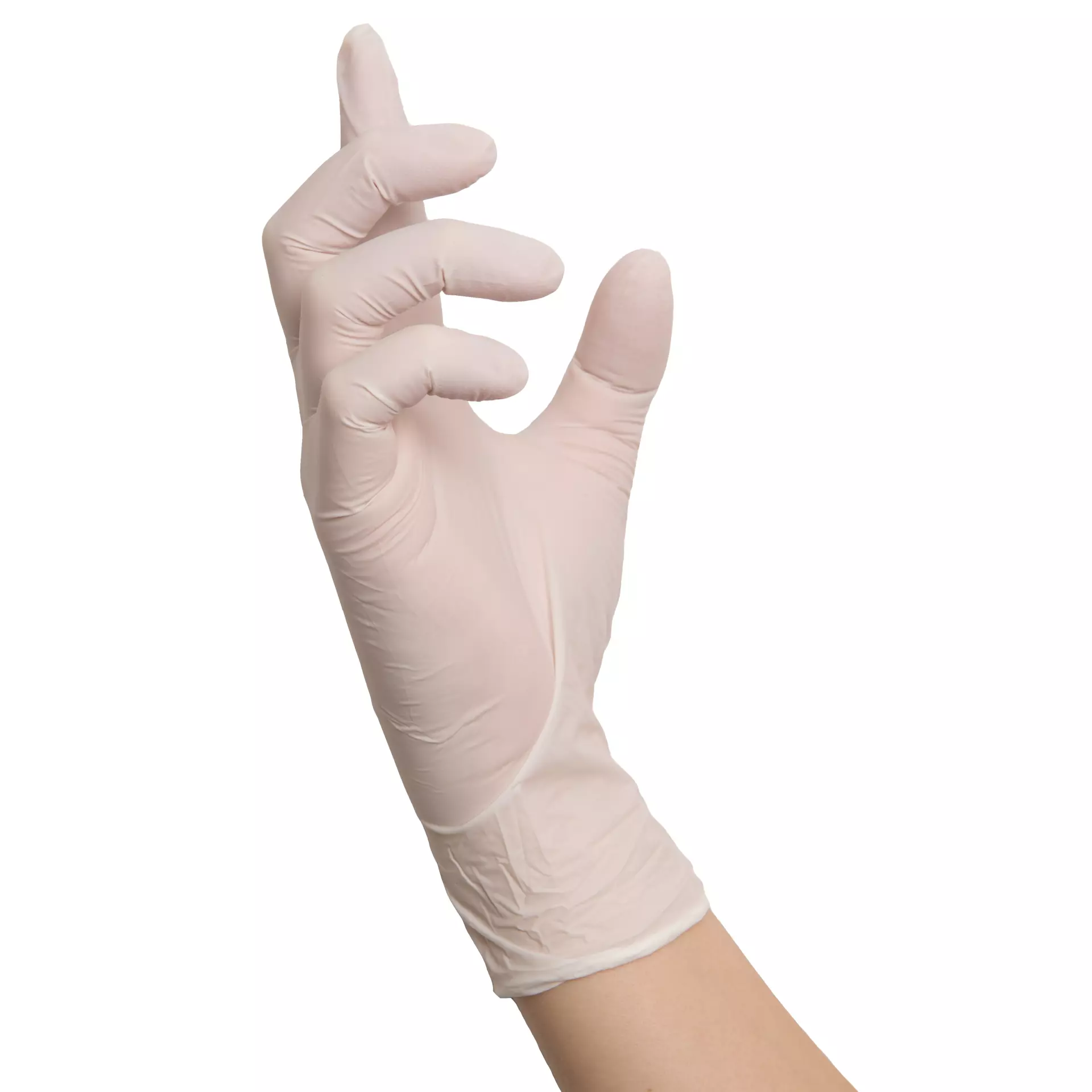 Nitras Medical 2008310, BIG WHITE WAVE nitrile disposable gloves, white, image 2