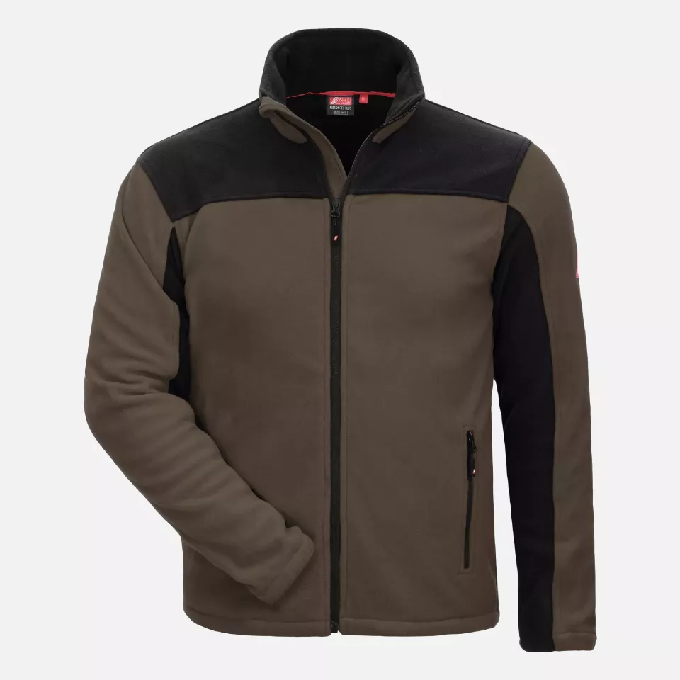 Nitras 7047, MOTION TEX PLUS Fleece Jacket, Brown, image 1, gallery thumbnail