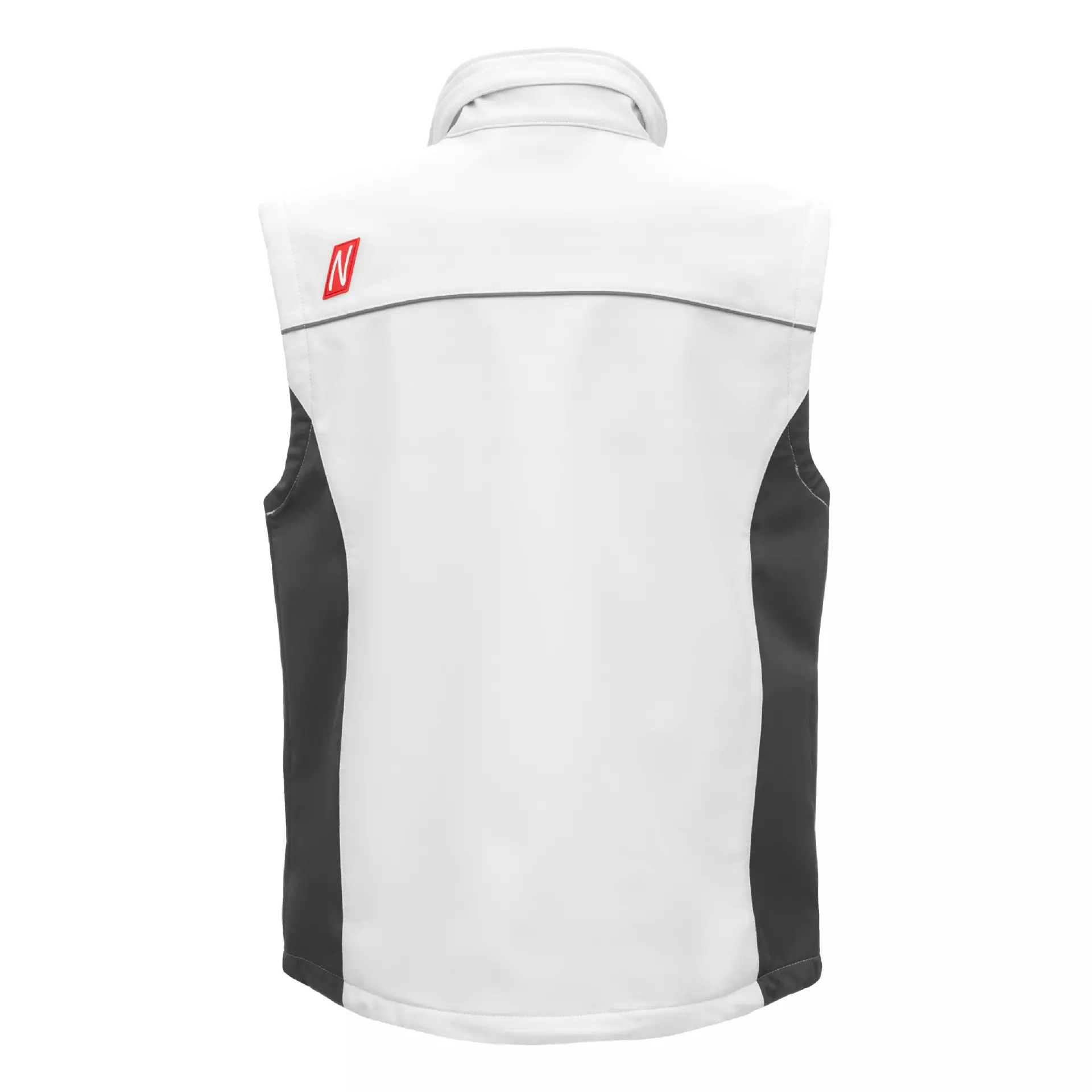 NITRAS 7163, MOTION TEX LIGHT Softshell Waistcoat, White, image 2