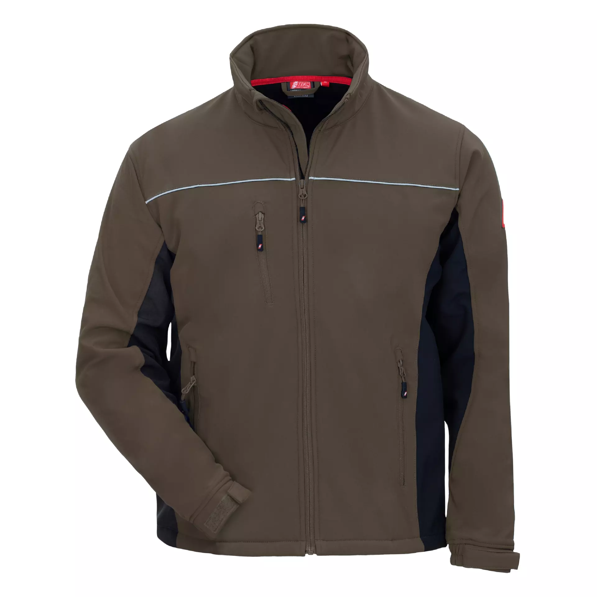 Nitras 7157, MOTION TEX LIGHT Softshell Jacket, Brown, image 1