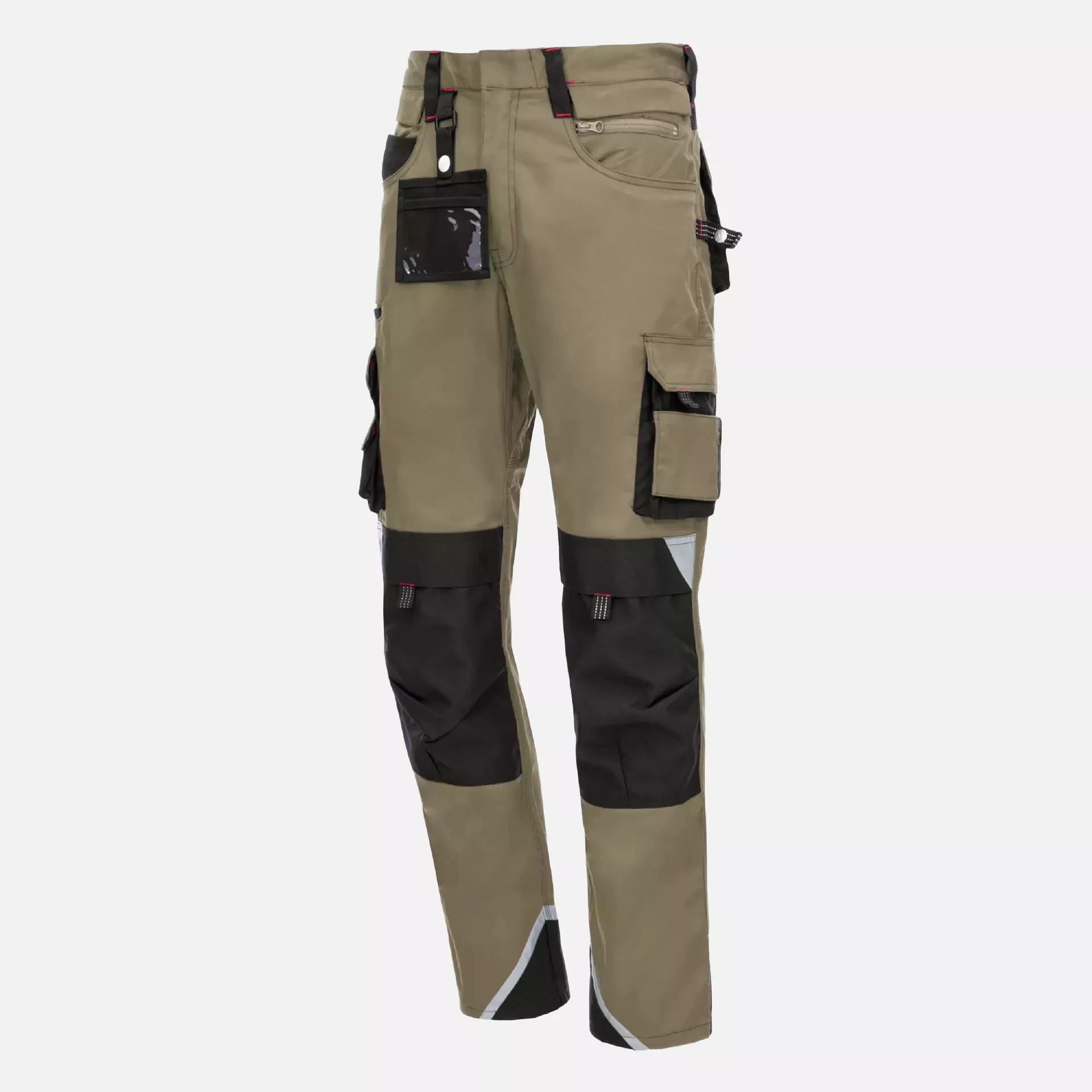 Nitras 7715, MOTION TEX PRO FX Work Trousers, Khaki, image 1