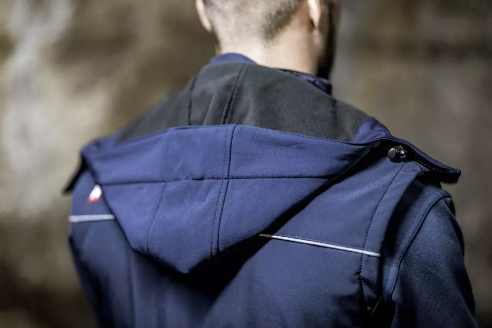 NITRAS 7151K, Removable Hood, Navy Blue, image 4, gallery thumbnail