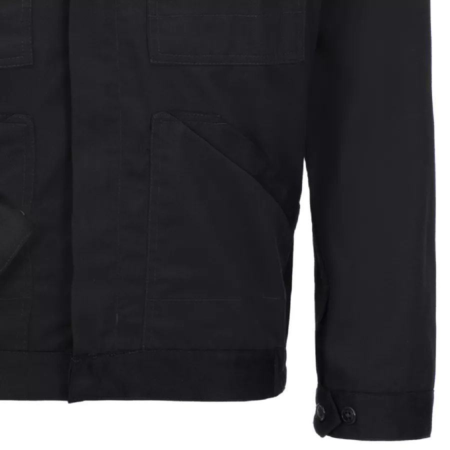 **Adjustable Cuffs with Buttons** let you customize your fit for comfort and freedom of movement.