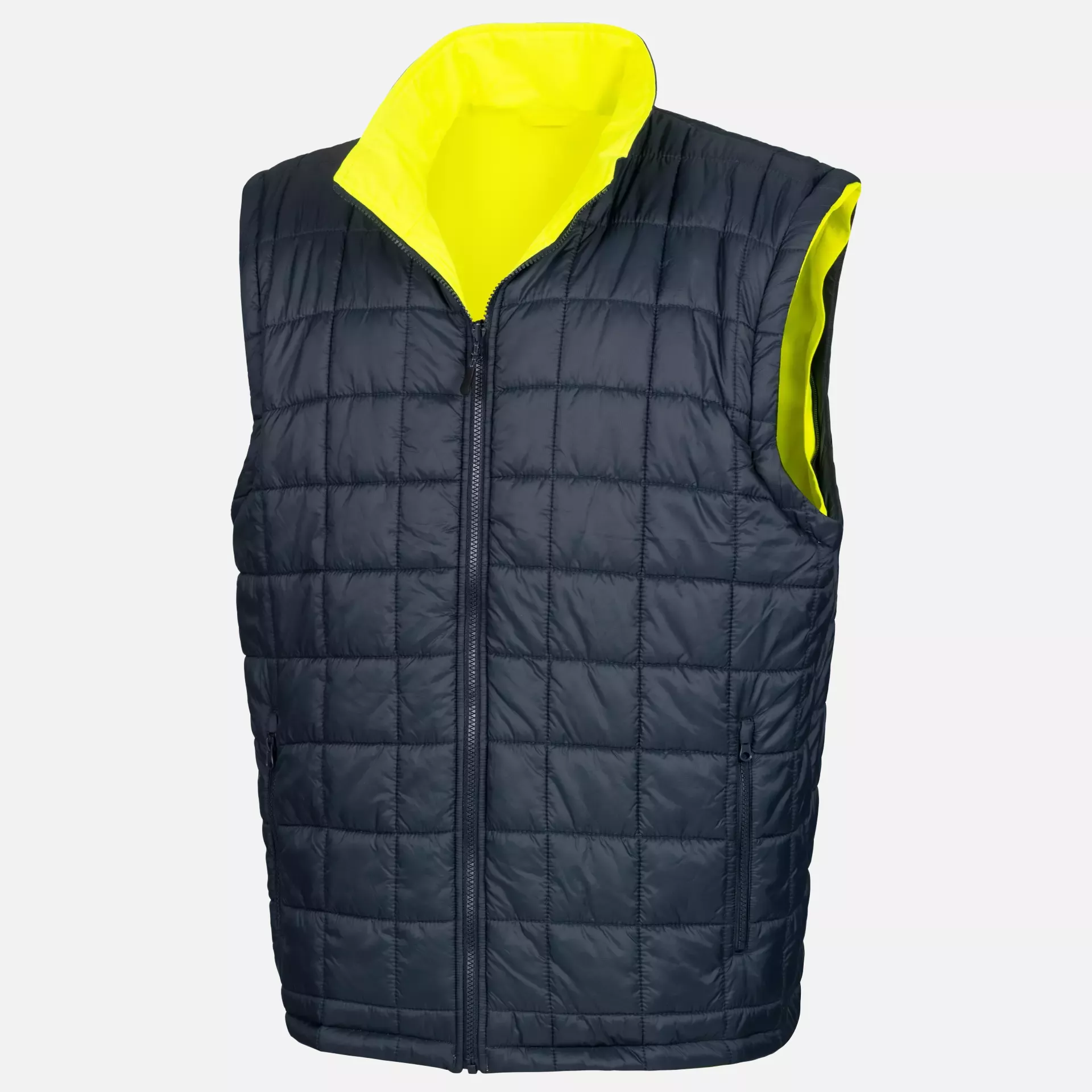 Nitras 7179-4021, MOTION TEX VIZ PLUS Multifunktions-Warnschutzjacke, Neongelb/Marineblau, image 11