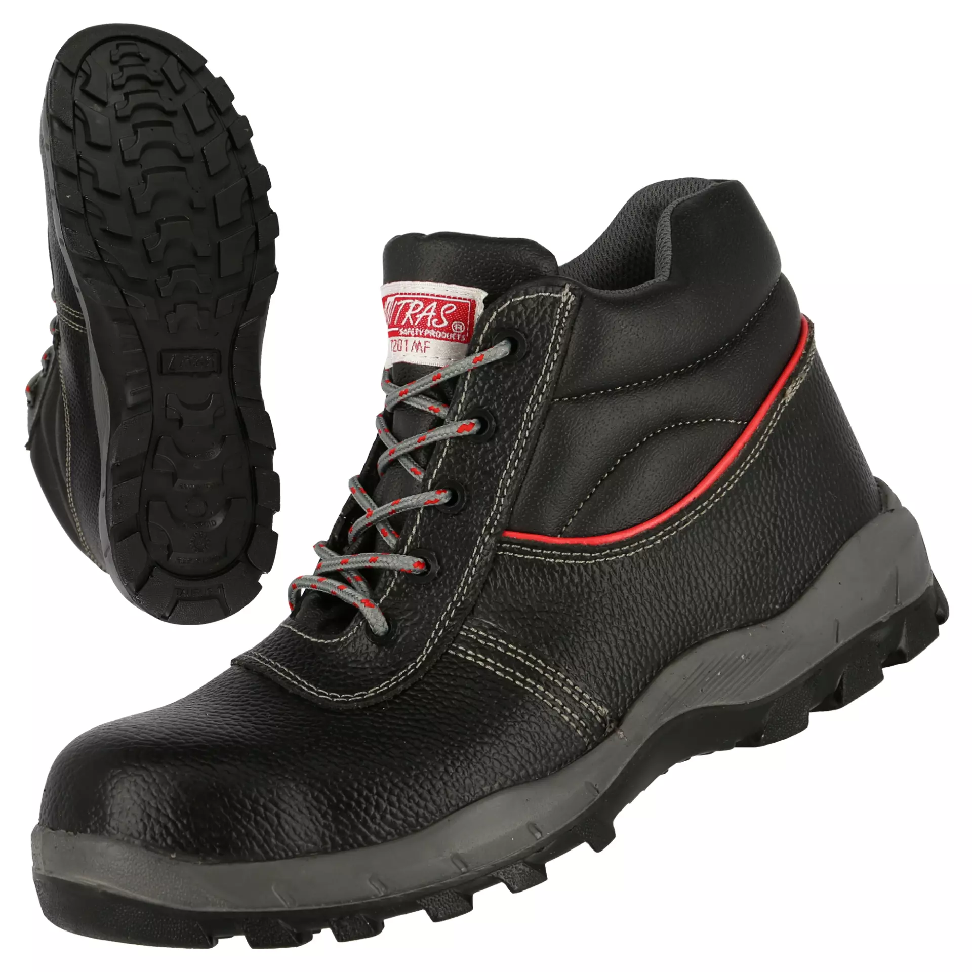 Nitras 7201MF, STEP MID S3 Safety Boots, Black, image 1