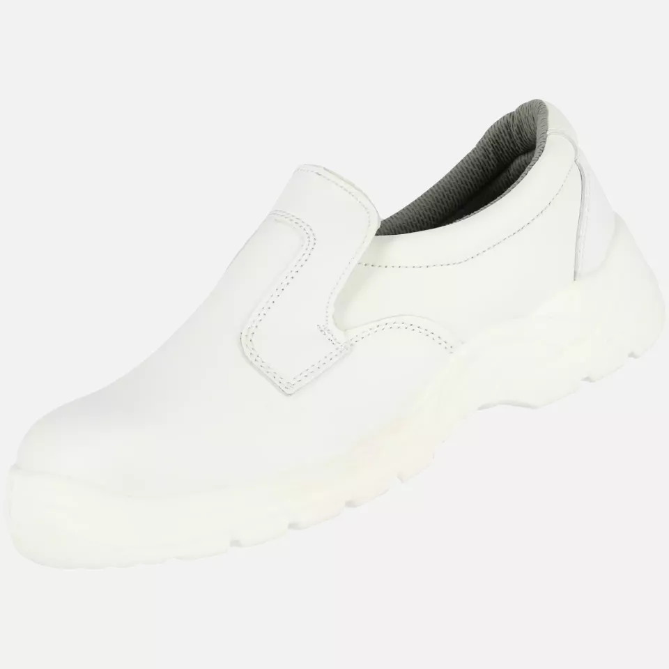 Nitras 7250, CLEAN STEP SL S2 Safety Slipper, White, image 2, gallery thumbnail