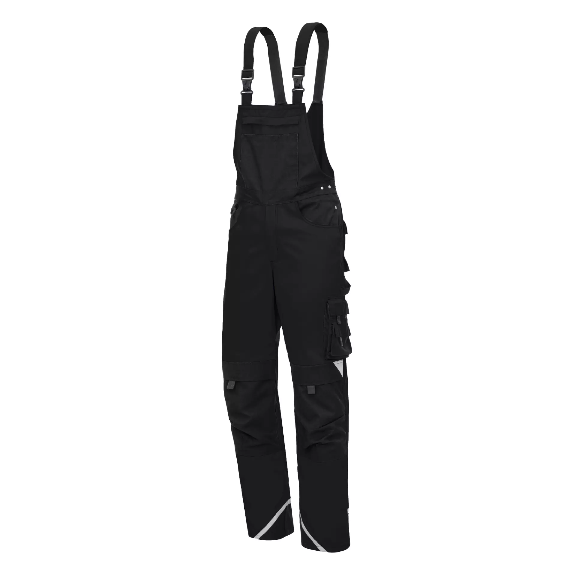 Nitras 7620, MOTION TEX PLUS Bib Pants, Black, image 1