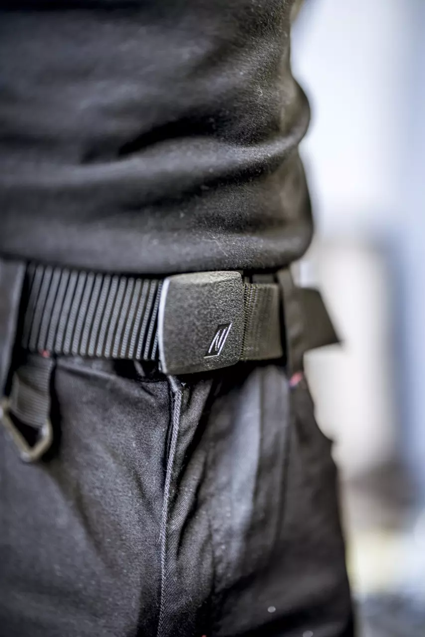 NITRAS G115BP, Belt 115cm, Black, image 3, gallery thumbnail