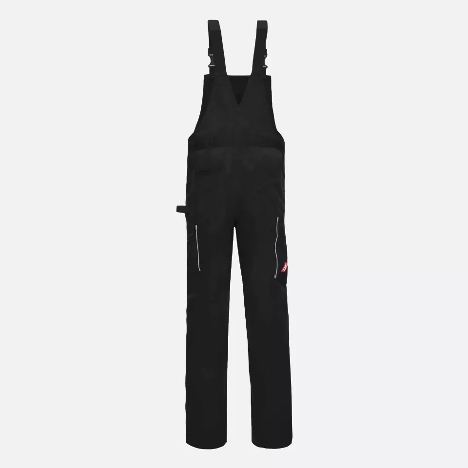 Nitras 7520, MOTION TEX LIGHT Bib Pants, Black, image 2, gallery thumbnail