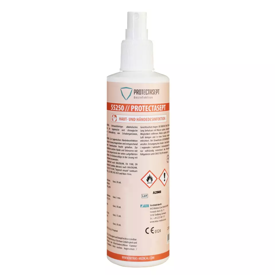 Nitras Medical 55250, PROTECTASEPT SKIN skin/hand disinfection, 250ml, image 1, gallery thumbnail