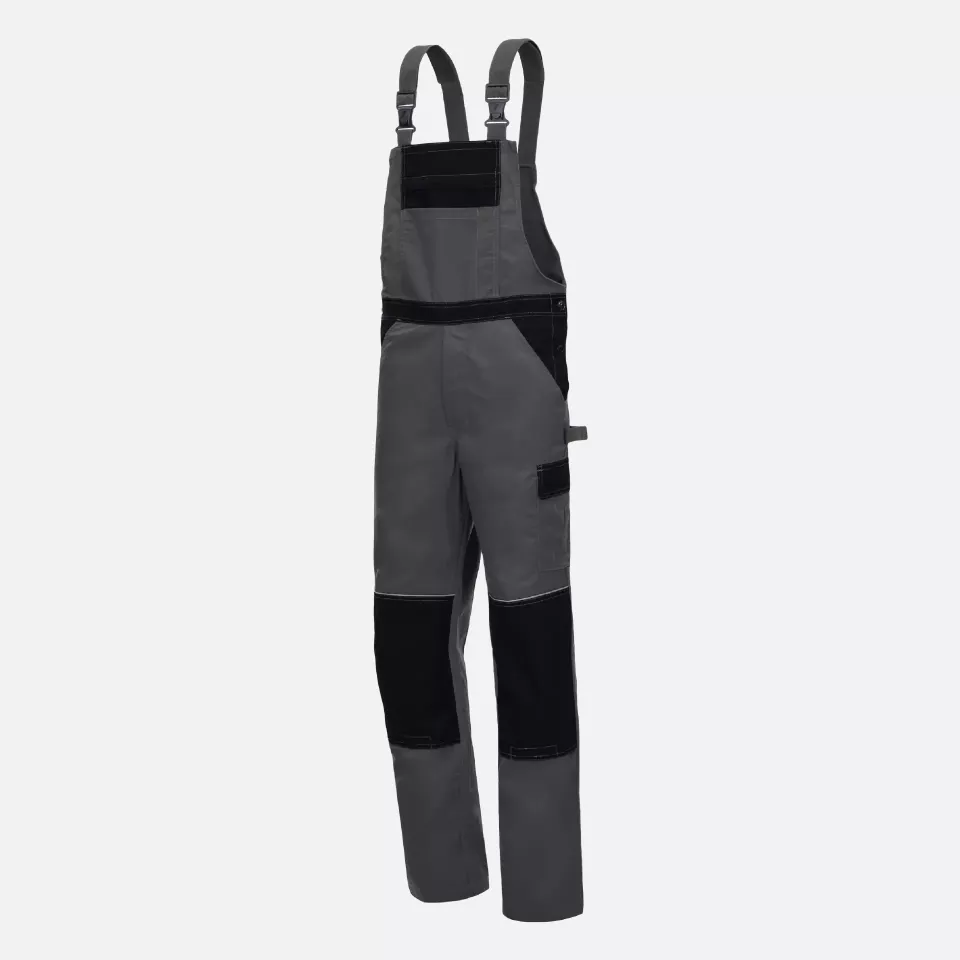 Nitras 7522, MOTION TEX LIGHT Bib Pants, Grey, image 1, gallery thumbnail