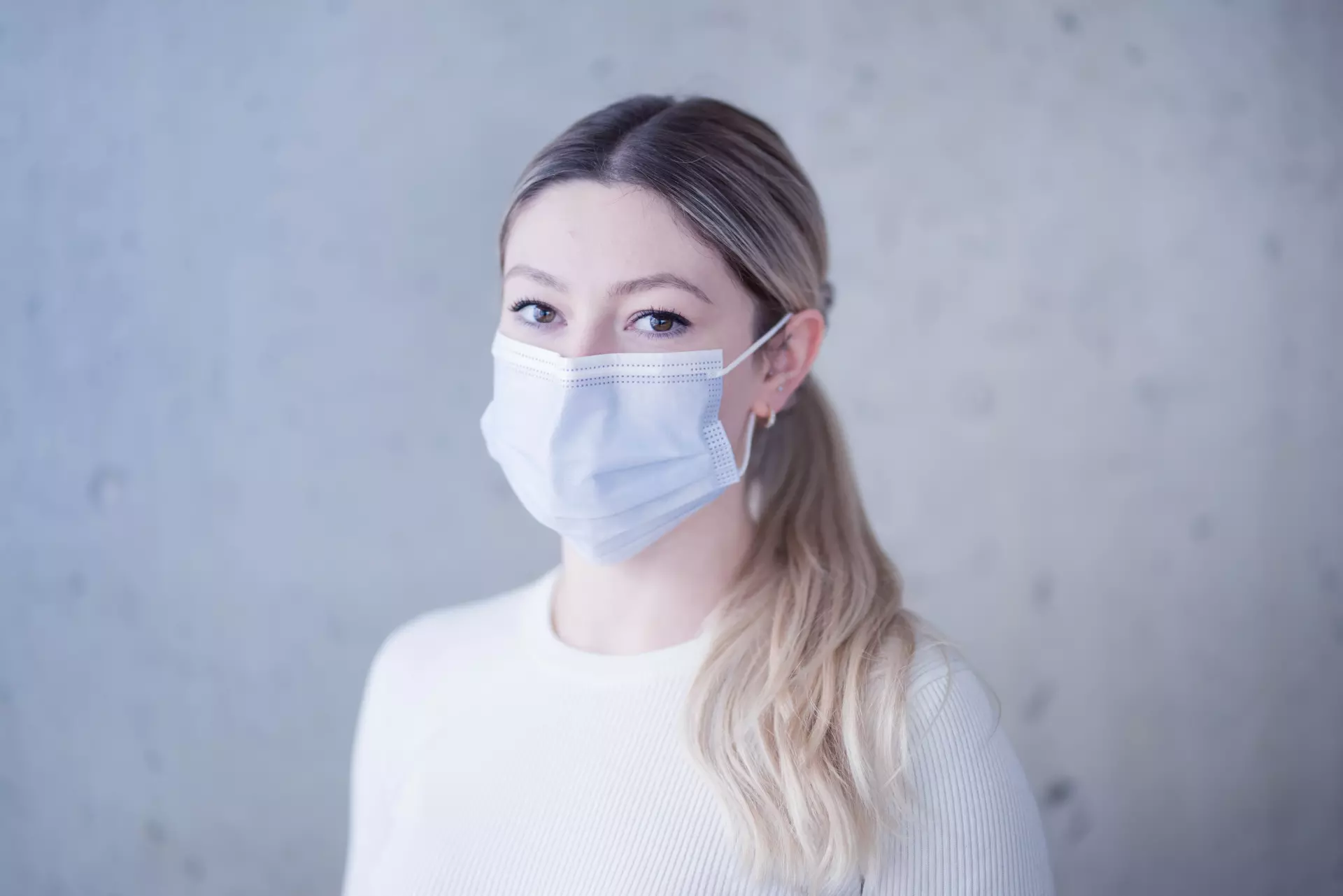 Nitras Medical 4321, SOFT PROTECT medical face mask, light blue, image 2