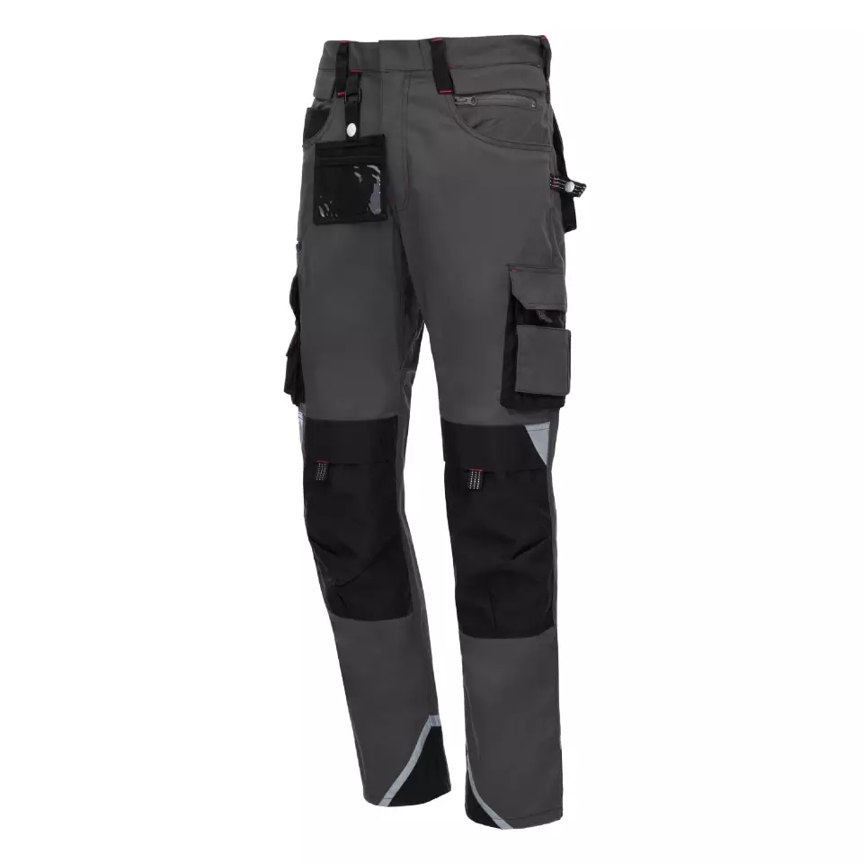 Nitras 7712, MOTION TEX PRO FX Work Trousers, Grey, image 1, gallery thumbnail