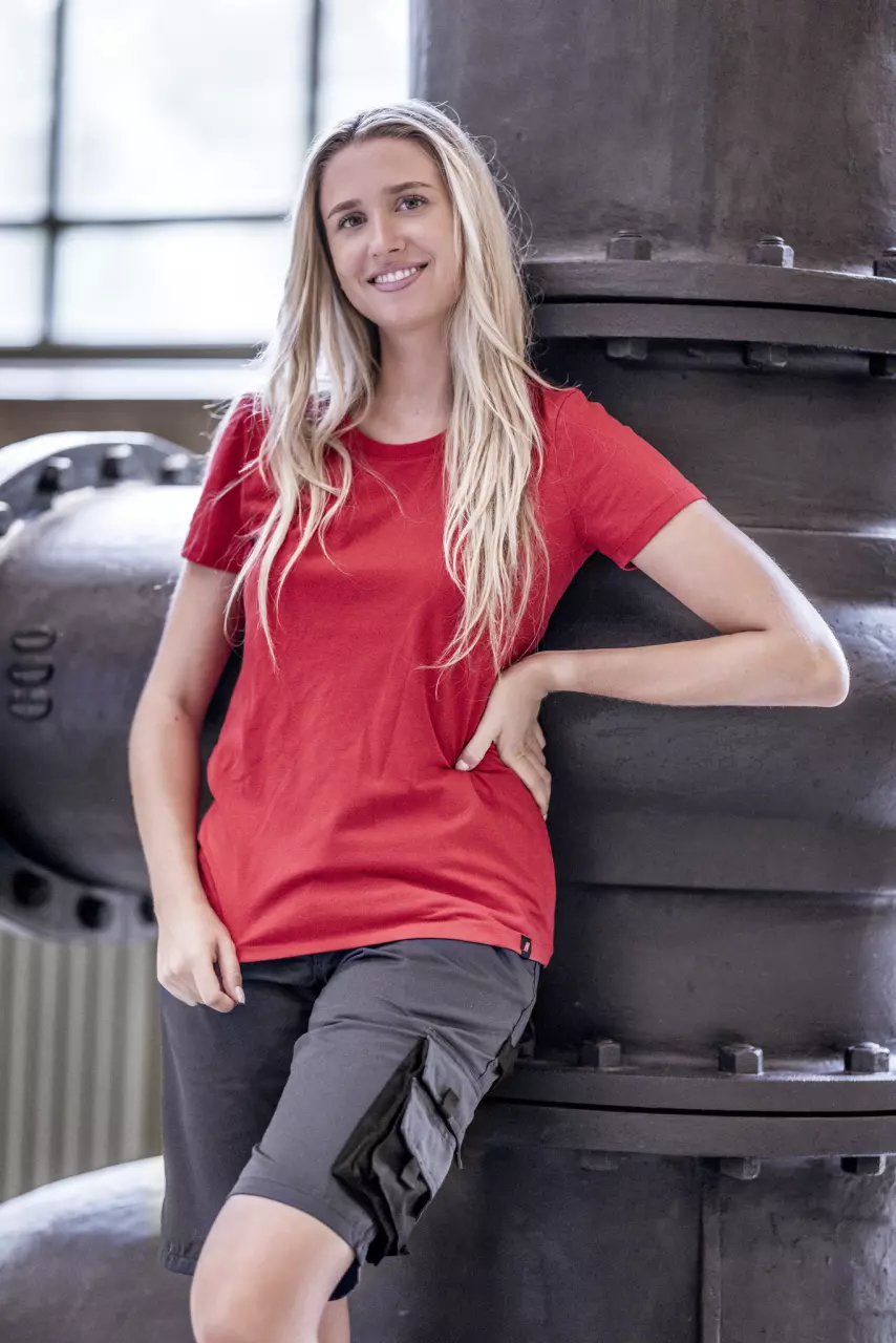 Nitras 7051-6000, MOTION TEX PLUS T-Shirt, Red, image 3, gallery thumbnail